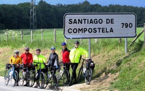 O caminho de Compostela de bicicleta tem sido procurado por muitos turistas