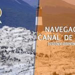 Navegação pelo canal de Beagle em Ushuaia na Patagônia
